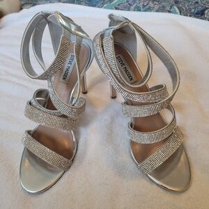 Steve Madden Rhinestone Stappy Heels